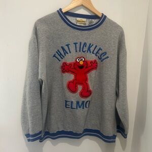 Vintage Sesame Street Tickle Me Elmo Crewneck Large